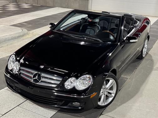 Black 2008 Mercedes-Benz CLK-Class CLK 350