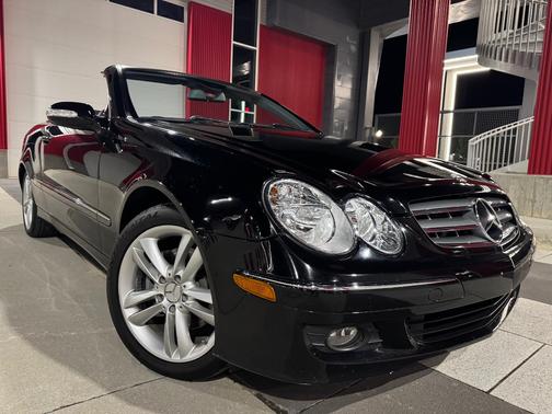 Black 2008 Mercedes-Benz CLK-Class CLK 350