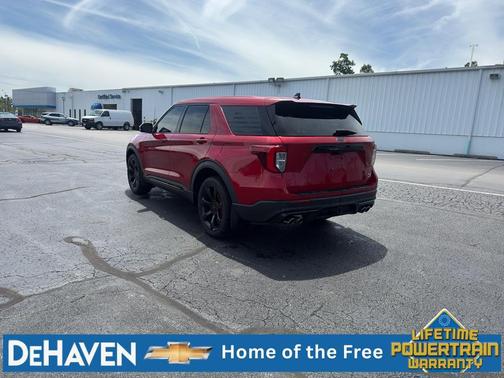 Red 2021 Ford Explorer ST