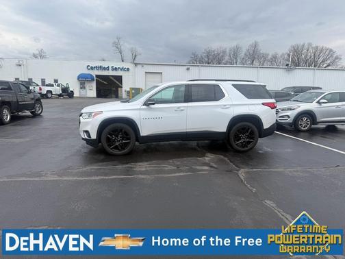 White 2019 Chevrolet Traverse LT Cloth