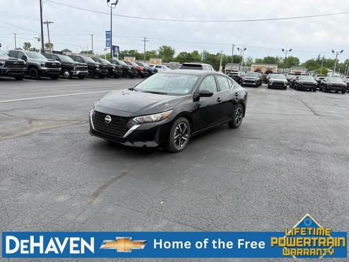 Super Black 2025 Nissan Sentra SV