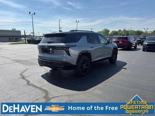 Sterling Gray Metallic 2026 Chevrolet Traverse RS