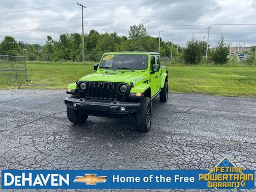 Limited Edition Gecko Clearcoat 2021 Jeep Gladiator Willys 4x4