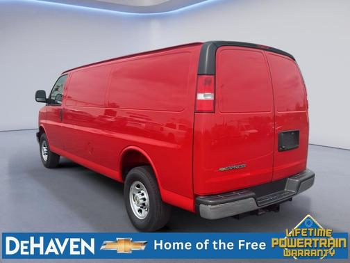 Red Hot 2026 Chevrolet Express 3500 3500 Extended Wheelbase, WT, RWD