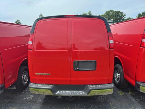 Red Hot 2026 Chevrolet Express 3500 3500 Extended Wheelbase, WT, RWD