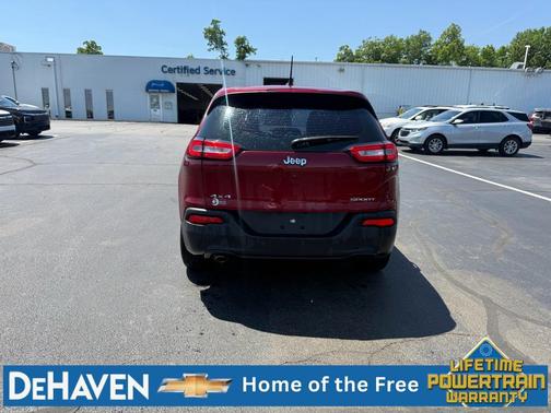 Deep Cherry Red Crystal Pearlcoat 2014 Jeep Cherokee Sport