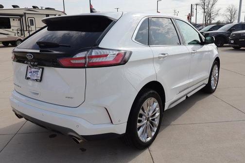 White 2024 Ford Edge Titanium