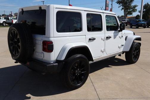 Bright White Clearcoat 2025 Jeep Wrangler 4xe Sahara