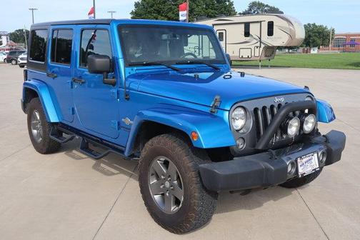 Hydro Blue Pearl 2015 Jeep Wrangler Unlimited Freedom Edition