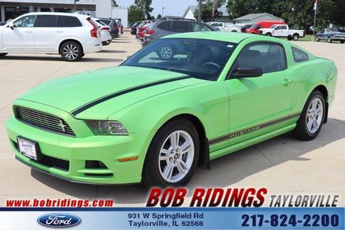 Green 2013 Ford Mustang BASE