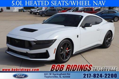 White 2025 Ford Mustang Dark Horse