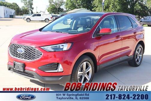 Red 2023 Ford Edge SEL
