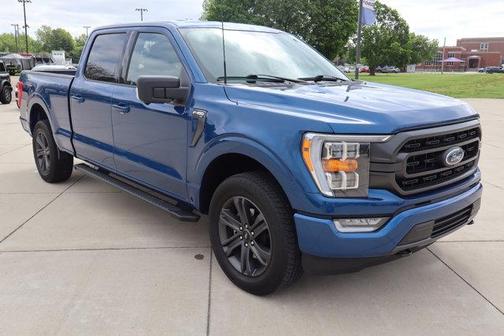 Blue 2023 Ford F-150 XLT