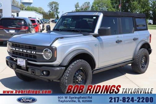 Silver 2022 Ford Bronco Black Diamond