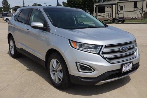 Silver 2017 Ford Edge SEL
