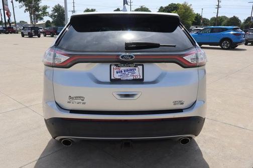 Silver 2017 Ford Edge SEL