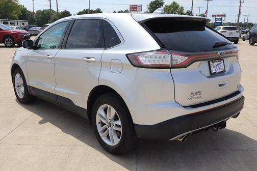Silver 2017 Ford Edge SEL
