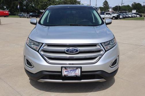 Silver 2017 Ford Edge SEL
