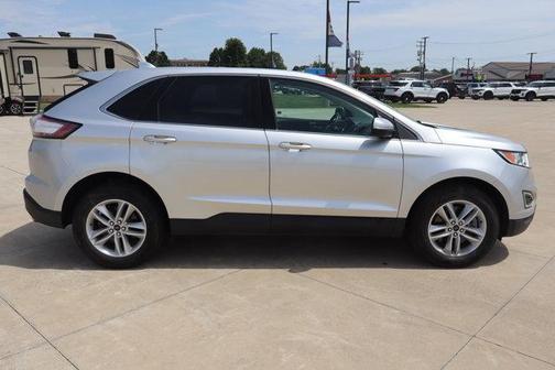 Silver 2017 Ford Edge SEL