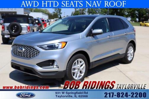 Silver 2023 Ford Edge SEL
