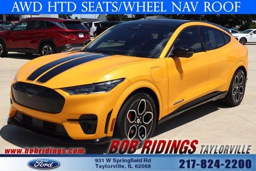 Yellow 2023 Ford Mustang Mach-E GT
