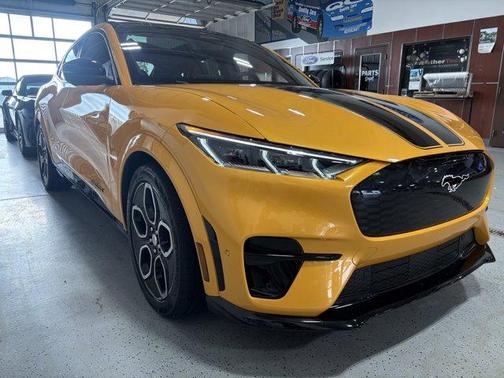 Yellow 2023 Ford Mustang Mach-E GT