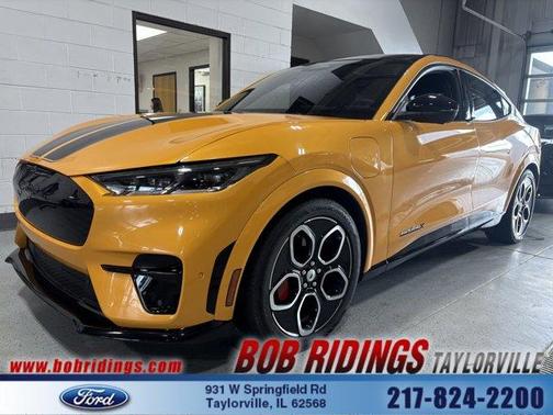 Yellow 2023 Ford Mustang Mach-E GT