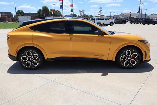 Yellow 2023 Ford Mustang Mach-E GT