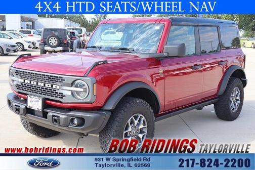 Red 2025 Ford Bronco Badlands