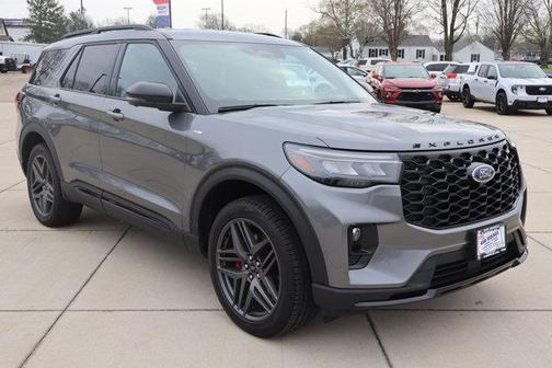 Gray 2025 Ford Explorer ST-Line