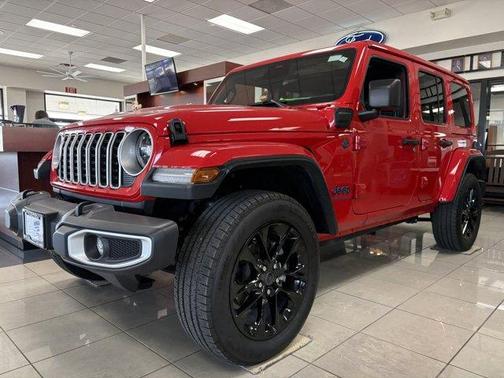 Firecracker Red Clearcoat 2025 Jeep Wrangler 4xe Sahara