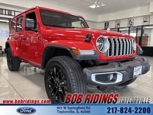 Firecracker Red Clearcoat 2025 Jeep Wrangler 4xe Sahara