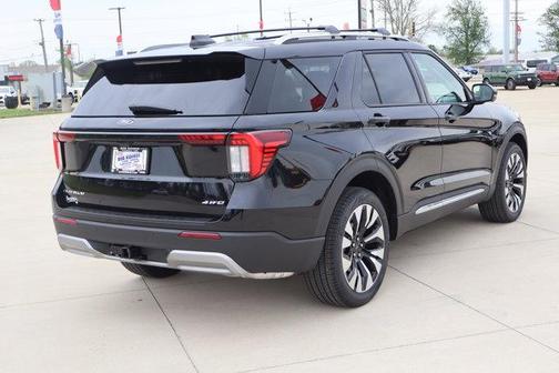 Agate Black Metallic 2026 Ford Explorer Platinum