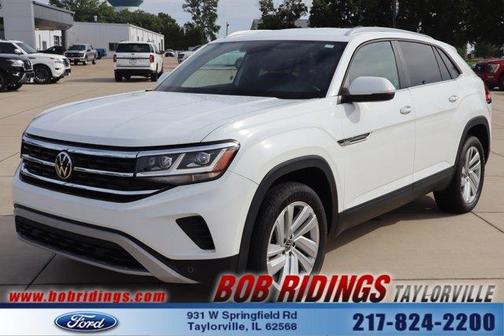 Pure White 2023 Volkswagen Atlas Cross Sport 2.0T SE w/Technology