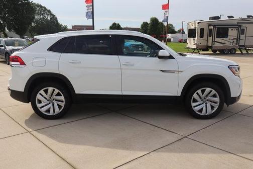 Pure White 2023 Volkswagen Atlas Cross Sport 2.0T SE w/Technology