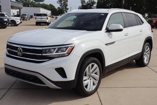 Pure White 2023 Volkswagen Atlas Cross Sport 2.0T SE w/Technology