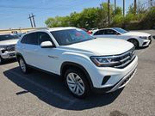 Pure White 2023 Volkswagen Atlas Cross Sport 2.0T SE w/Technology
