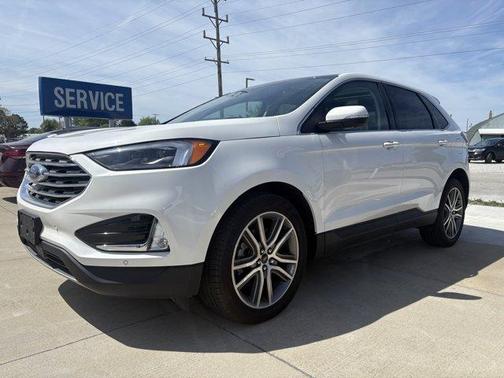 White 2024 Ford Edge Titanium