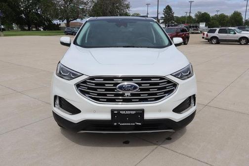 White 2024 Ford Edge Titanium
