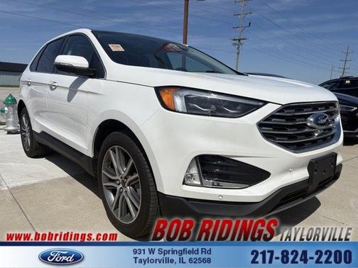 White 2024 Ford Edge Titanium
