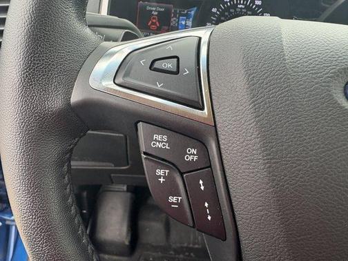 Blue 2018 Ford Edge SEL