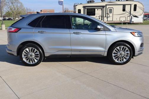 Silver 2024 Ford Edge Titanium