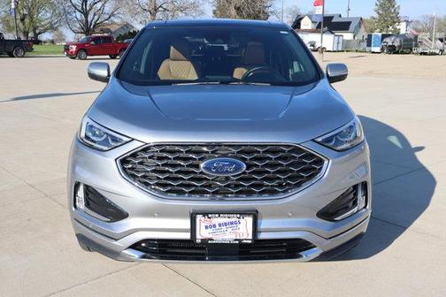 Silver 2024 Ford Edge Titanium