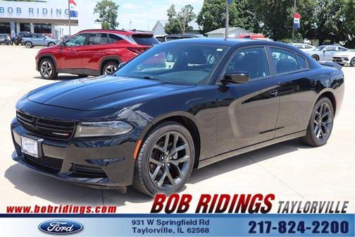 Pitch Black Clearcoat 2023 Dodge Charger SXT