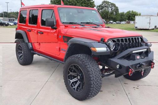 Firecracker Red Clearcoat 2024 Jeep Wrangler 4xe Sport