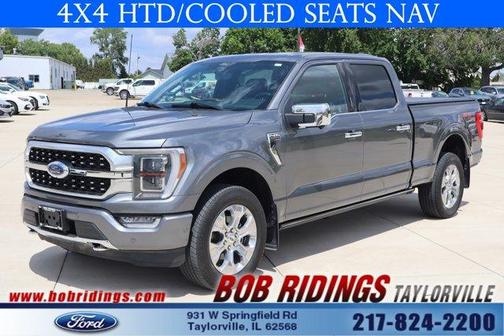 Gray 2022 Ford F-150 Platinum