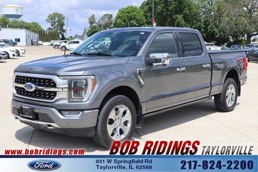 Gray 2022 Ford F-150 Platinum