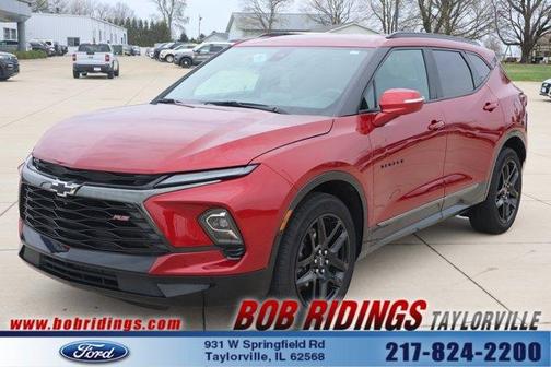 Radiant Red 2024 Chevrolet Blazer RS