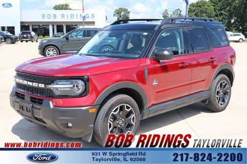 Red 2025 Ford Bronco Sport Outer Banks