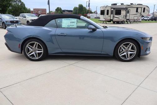 Vapor Blue Metallic 2025 Ford Mustang EcoBoost Premium